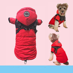 Dog Face Puffer Coat